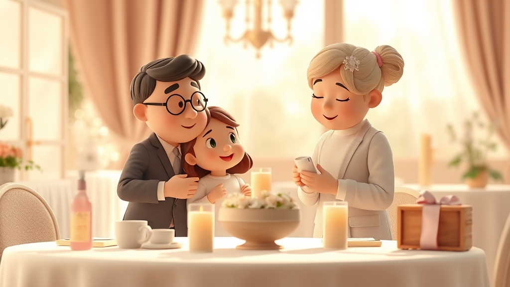 Ilustrație editorială 3D despre botez restrâns acasă sau la restaurant: cum alegi: pași simpli