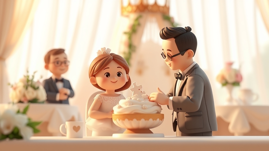 Ilustrație editorială 3D despre cum faci invitațiile de botez clare și ușor de confirmat